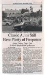 Roslyn News “Classic Autos Still Have Plenty of Firepower”