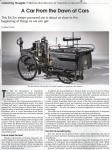 Hemmings Classic Car Article “A Car from the Dawn  of Cars”