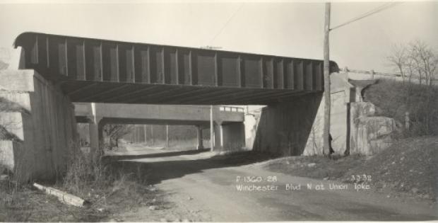 The Two Bridges Over Winchester Boulevard in Queens