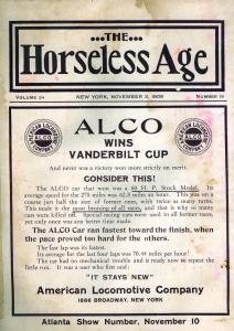 Promoting the 1909 Vanderbilt Cup Race Victory