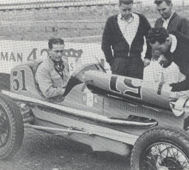 The Two Midget Racers in the 1936 Vanderbilt Cup Race