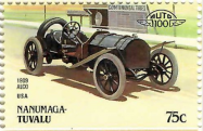 Kleiner’s Korner: Tuvulu Honors the 1909 Alco and Other Autos on Stamps