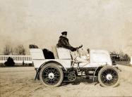 Mystery Foto #34 Solved: Willie K in his 1900 Daimler White Ghost at the Brookholt Estate in East Meadow