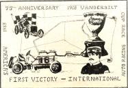 Kleiner’s Korner: A Commemorative 1908 Vanderbilt Cup Race Stamp Designed by Walt Gosden