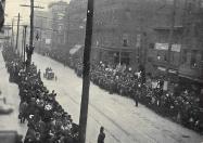 Mystery Friday Foto #19 Solved; Old 16 Locomobile celebrating the 1908 Vanderbilt Cup Race victory in Bridgeport