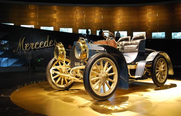Willie K’s 1902 40-HP Mercedes Simplex in the Mercedes-Benz Museum in Stuttgart