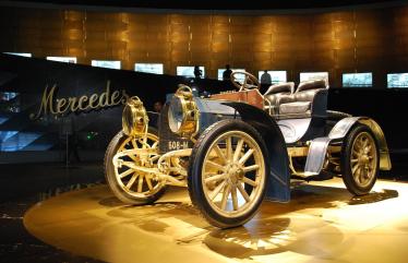 Willie K’s 1902 40-HP Mercedes Simplex in the Mercedes-Benz Museum in Stuttgart