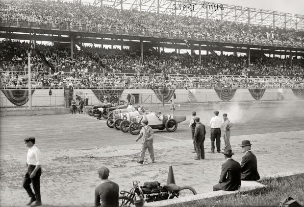 Mystery Foto #37 Solved: Futurity Handicap Race at Sheepshead Bay Speedway Held on June 1, 1918