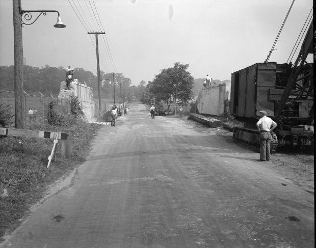 Documentation of the 1942 Demolition of a Queens Motor Parkway Bridge