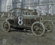 Mystery Foto #6 Solved: Driver Bob Burman and his Mechanician Jack Gable at the 1915 Indy 500 Race