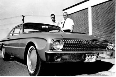 The Holman Moody custom Challenger III license plate