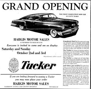 Tucker Dealerships on Long Island in 1948 Updated: 2/20/17