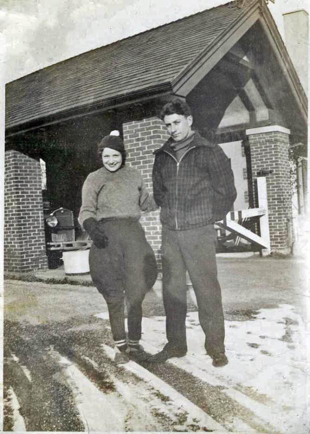 Rare View of the Bethpage Lodge and Its Lodgekeepers