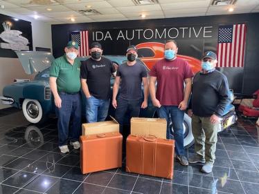 An Amazing Discovery: Brand new  “still in the box” 73-year old Tucker luggage