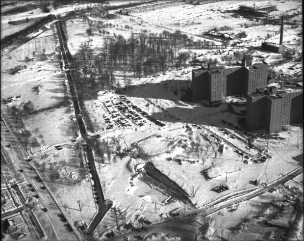 Mystery Friday Foto #50 Solved; Fresh Meadows and the Motor Parkway in the Snow