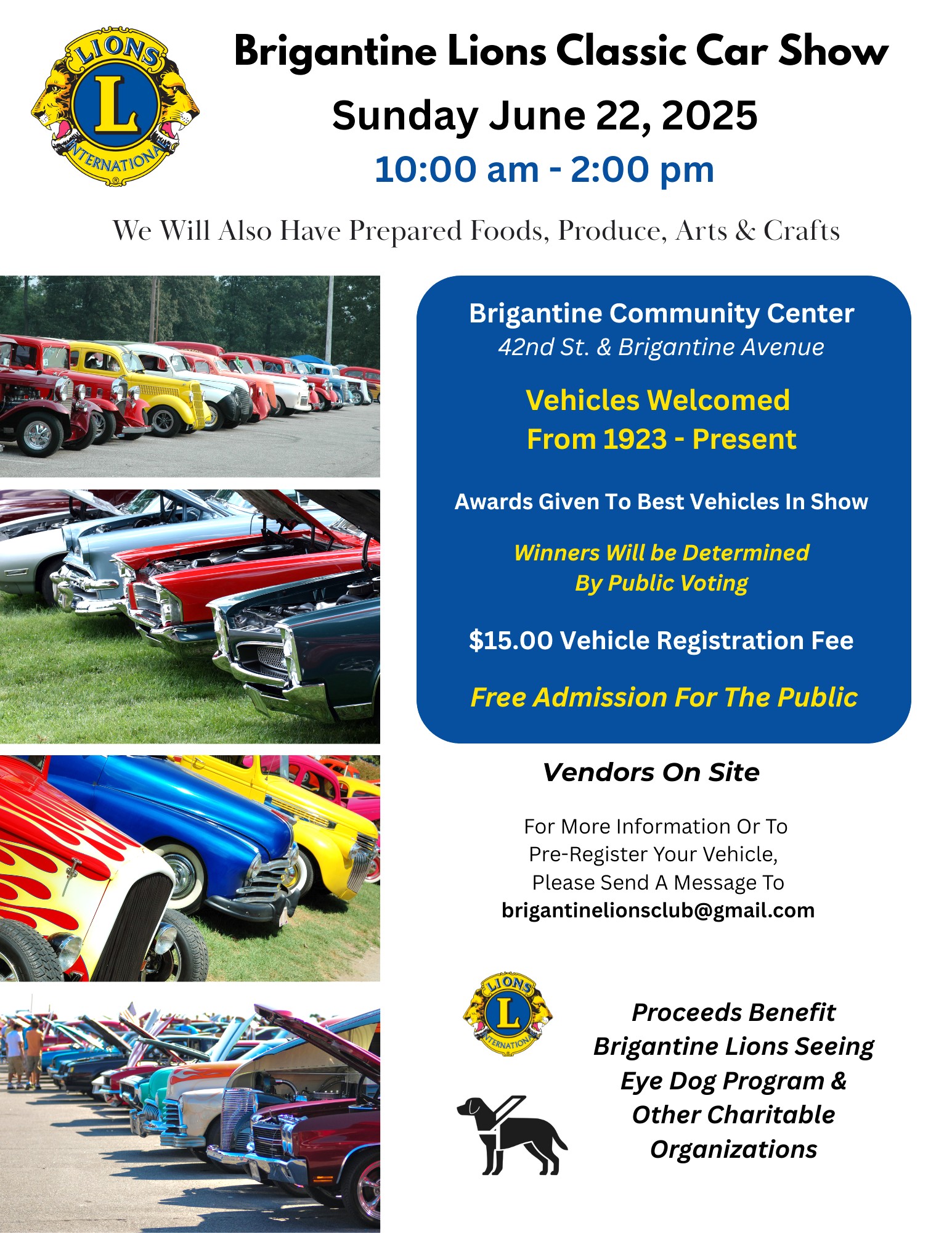 Brigantine Lions Classic Car Show, Brigantine, NJ