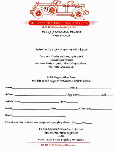 LI Sound Region of CCCA Sagamore Hill Car Show, Oyster Bay, NY