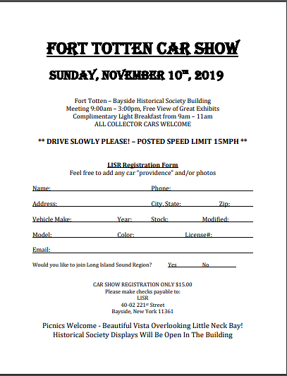 LISR Fort Totten Car Show, Bayside, NY