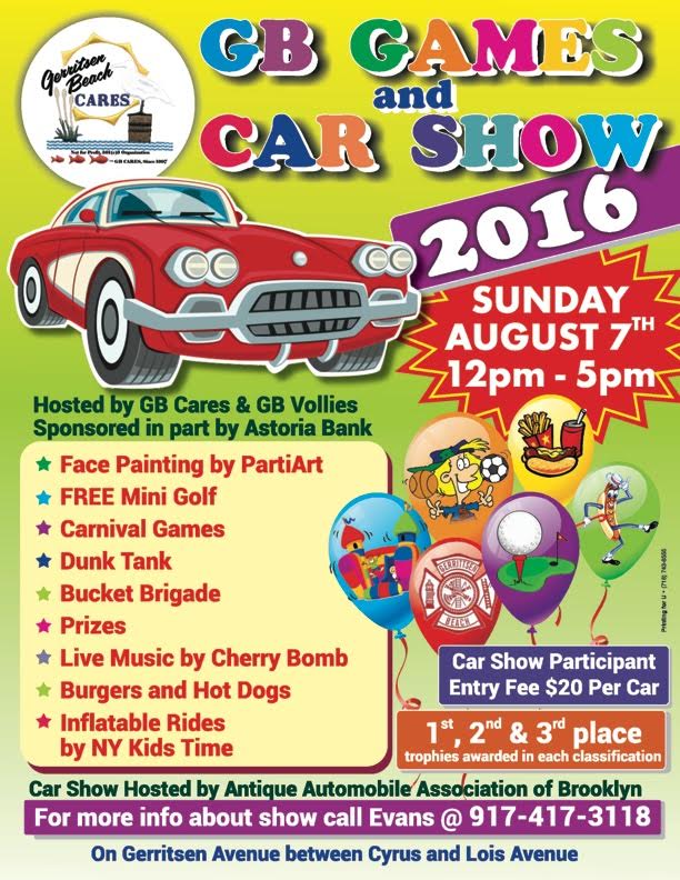 GB Games and Car Show 2016, Brooklyn, NY