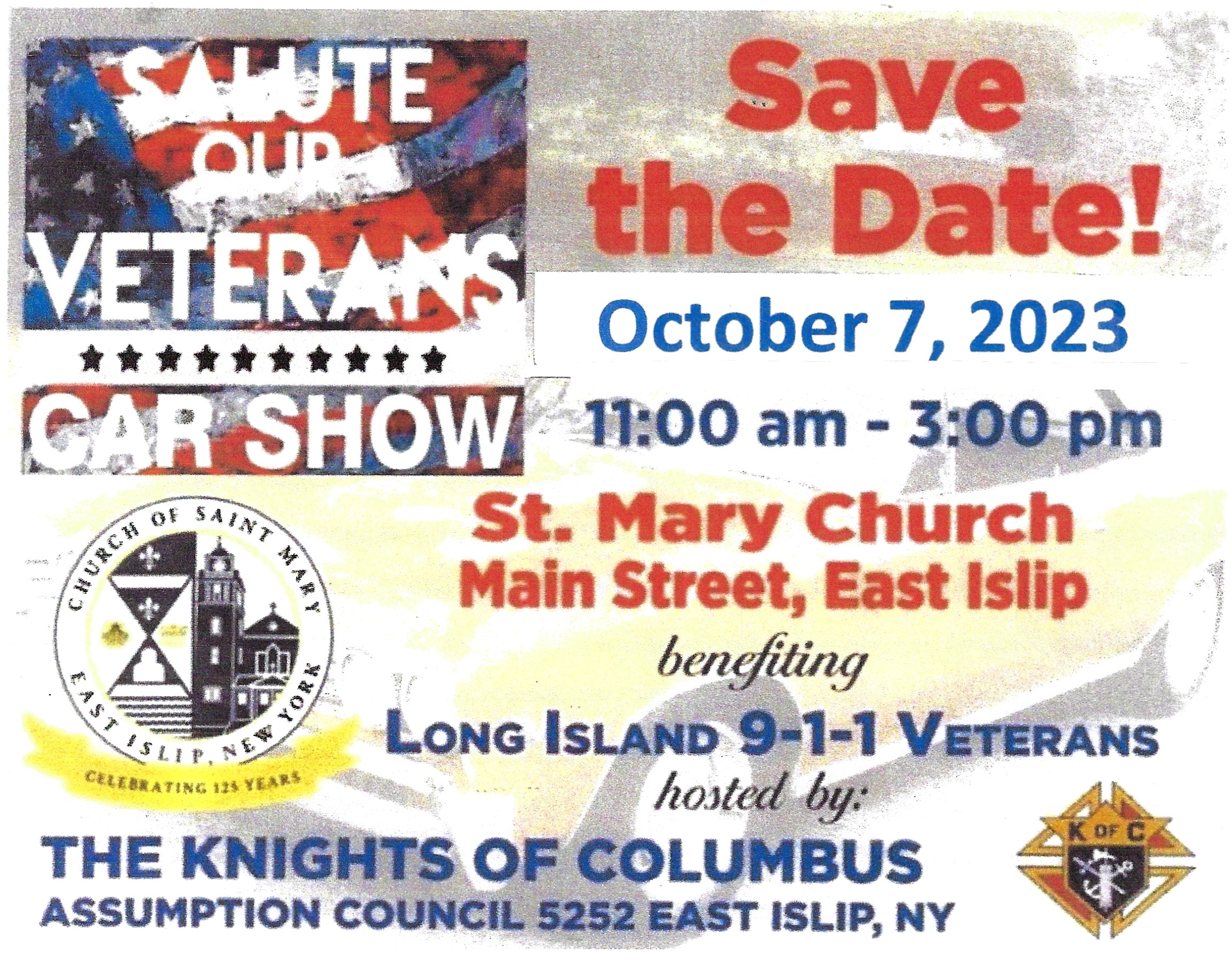 Salute Our Veterans Car Show, East Islip, NY