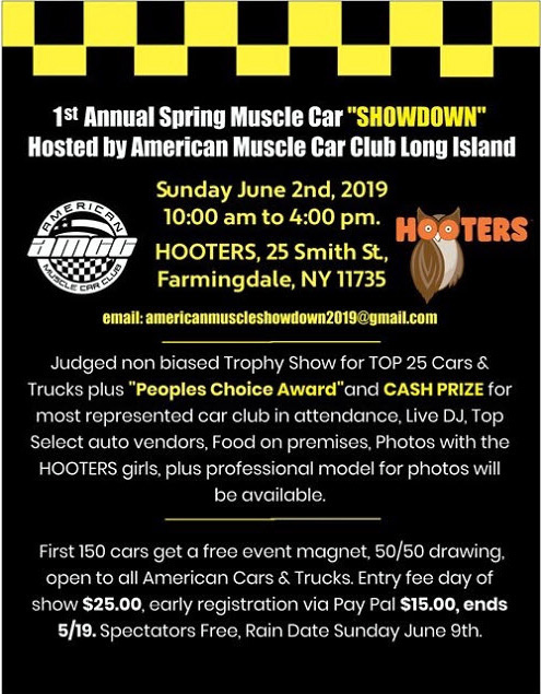 1st Annual Spring Muscle Car “Showdown”, Farmingdale, NY