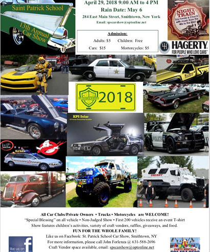 13th Annual Saint Patrick Car Show, Smithown, NY