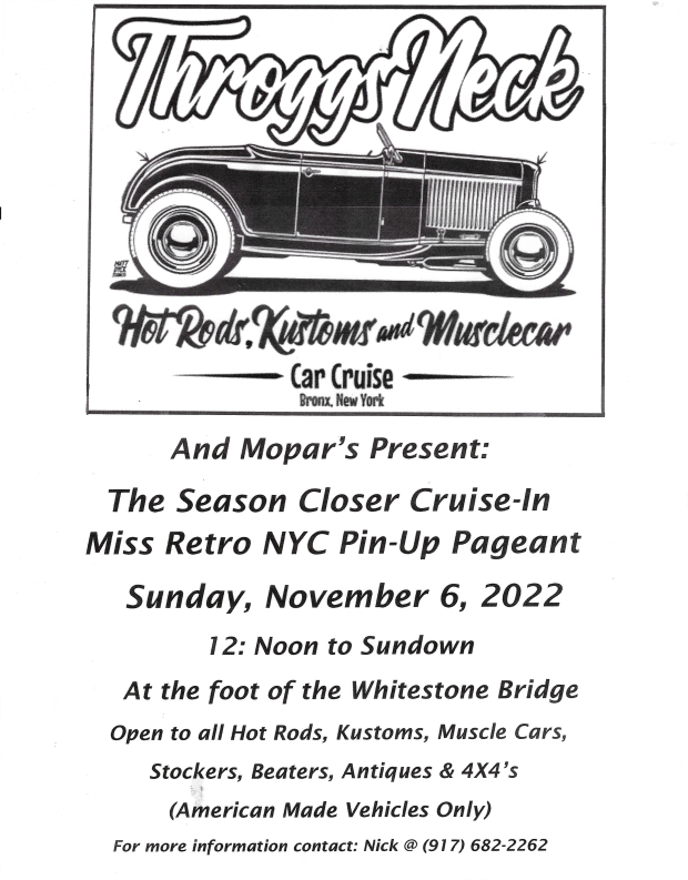 Vanderbilt Cup Races Throggs Neck Mopar’s Season Closer CruiseIn and