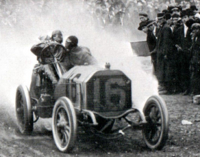 #pha.031024 Photo JOE TRACY LOCOMOBILE RACING DRIVER VANDERBILT CUP RACE 1906 